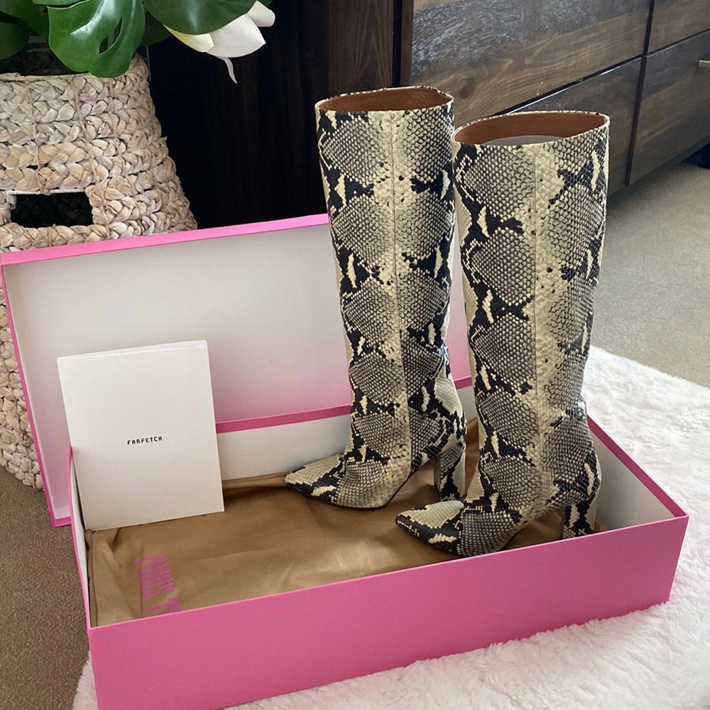 Paris Texas Snake Effect Boots